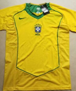 Maillot domicile rétro du Brésil 2004
