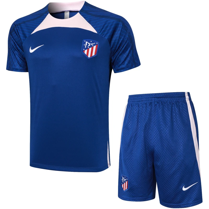 Tenue d’entraînement courte Atlético de Madrid bleue 2023/24