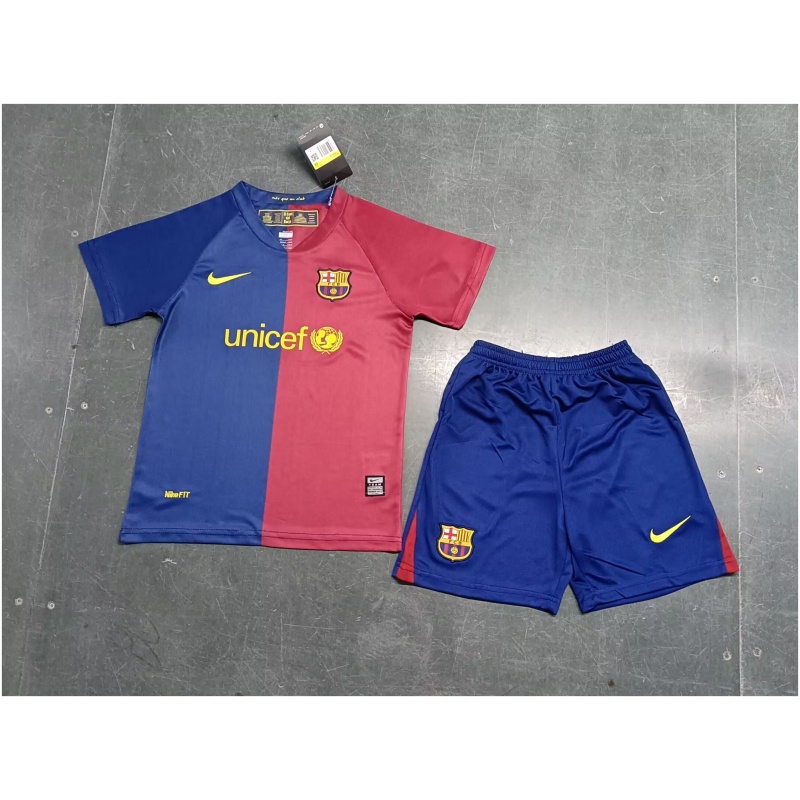 Maillot Domicile Enfant Retro Barcelone 2008/09