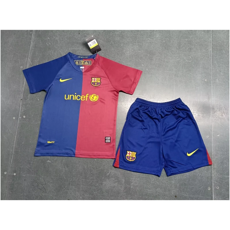 Maillot Domicile Enfant Retro Barcelone 2008/09