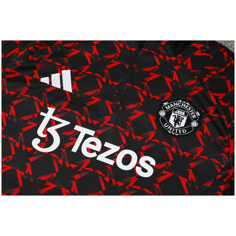 Tenue d’entraînement Manchester United Rouge – Noir 2024/25