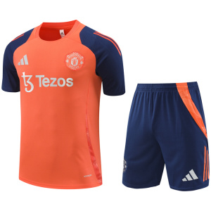 Tenue d’entraînement courte Manchester United orange 2024/25