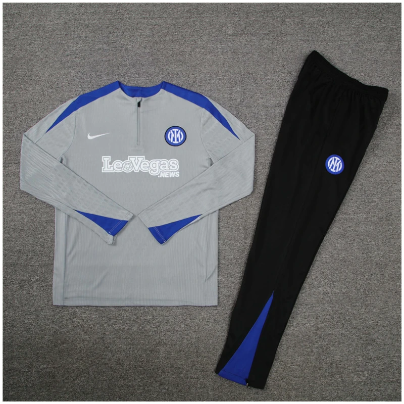Ensemble d’entraînement pour enfants Inter Milan gris 2024/25