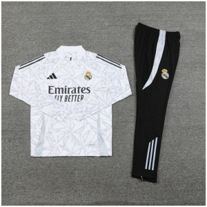 Ensemble d'entraînement pour enfants Real Madrid Blanc 2024/25