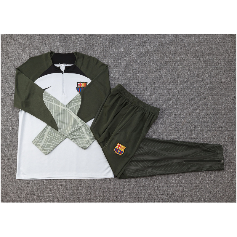 Ensemble d’entraînement pour enfants Barcelone gris clair 2023/24