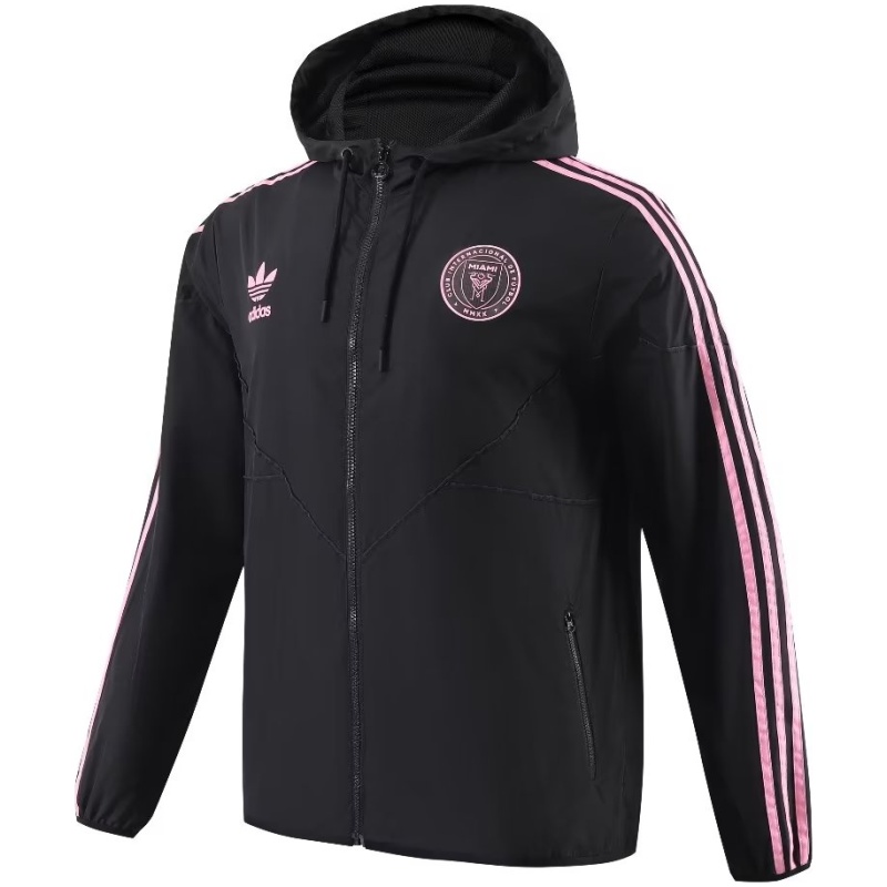 Veste coupe-vent tout temps Inter Miami C.F. noire 2023/24