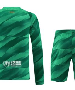 Maillot vert à manches longues du gardien de but de Barcelone 2023/24