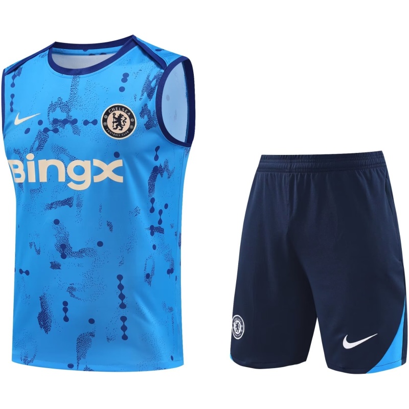Combinaison Chelsea à motif bleu 2024/25