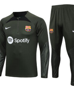 Combinaison d’entraînement Barcelone Vert Foncé 2023/24