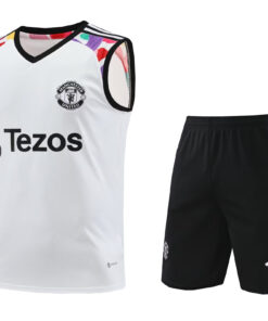 Combinaison Débardeur Manchester United Blanche 2024/25