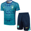 Costume d'Entraînement Court Brésil Bleu 2024