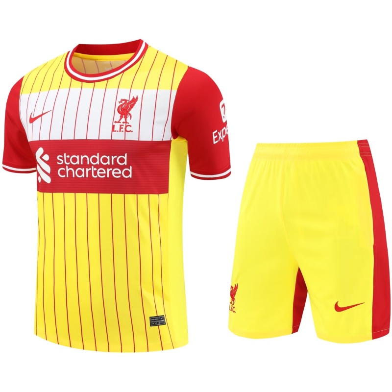 Tenue d’entraînement courte de Liverpool jaune 2024/25