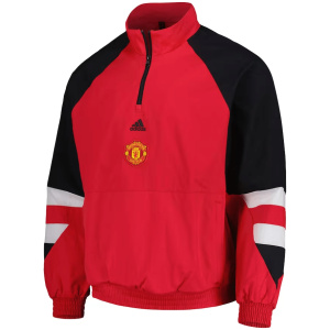 Veste Windrunner Manchester United Icon à demi-fermeture éclair rouge 2023/24