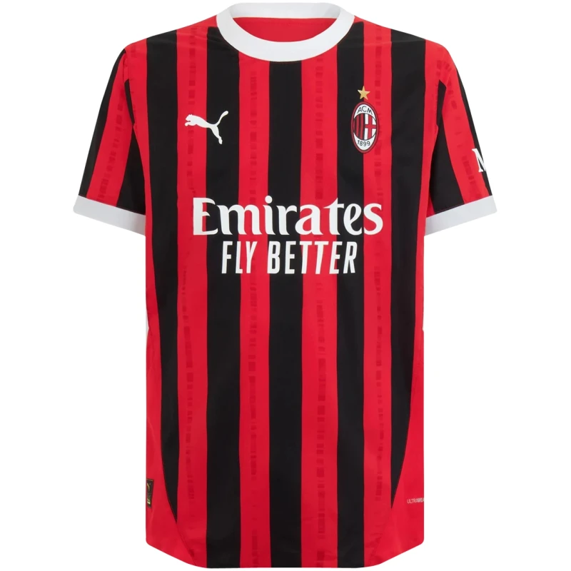 Maillot domicile de l’AC Milan 2024/25