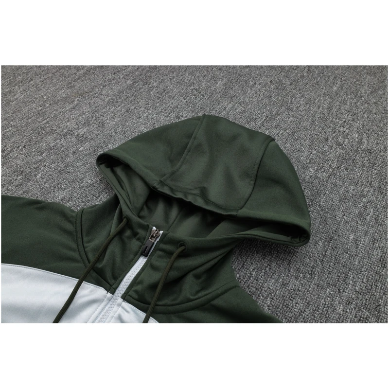 Sweat à Capuche Barcelone Gris – Vert 2023/24