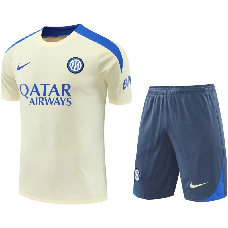 Tenue d’entraînement courte Inter Milan Jaune 2024/25