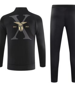 Ensemble de survêtement d’entraînement S.S. Lazio Veste + Pantalon Noir 2023/24