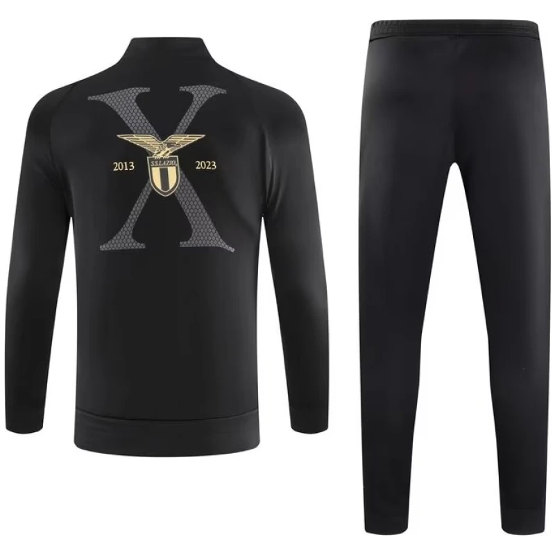 Ensemble de survêtement d’entraînement S.S. Lazio Veste + Pantalon Noir 2023/24