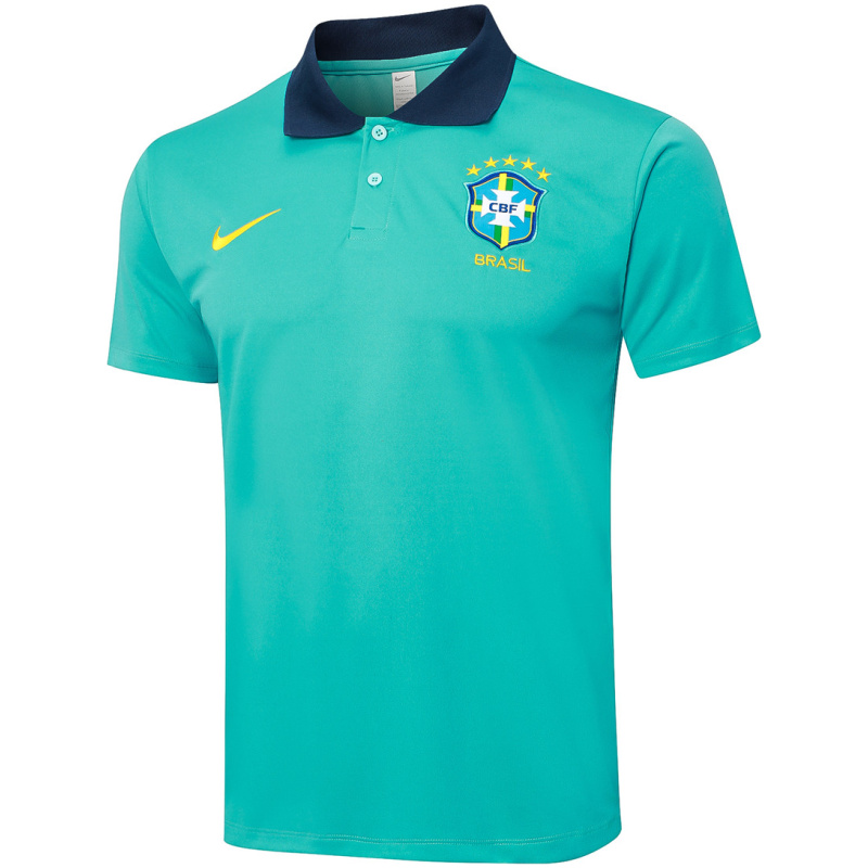 Chemise Polo Brésil Aqua Green 2024