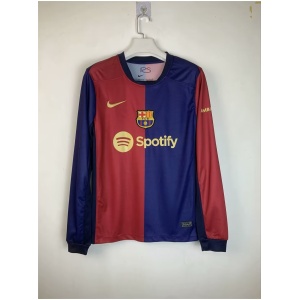 Maillot Domicile Barcelone Manches Longues 2024/25