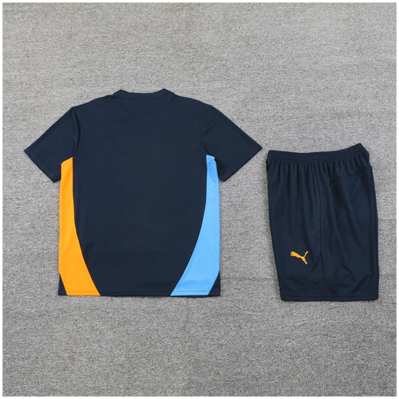 Maillot d’entraînement court Olympique de Marseille enfants bleu roi 2024/25