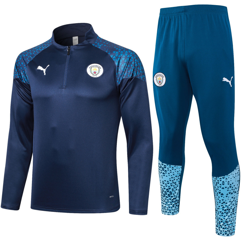 Tenue d’entraînement Manchester City Royale 2023/24