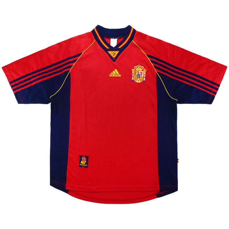 Maillot domicile rétro de l’Espagne 1998