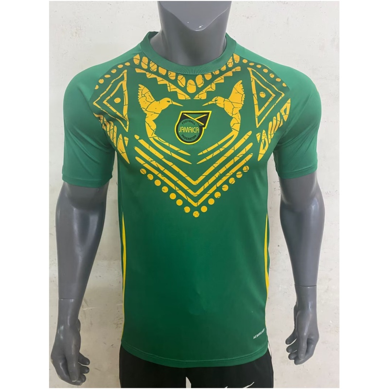 Maillot d’entraînement court vert Jamaïque 2024
