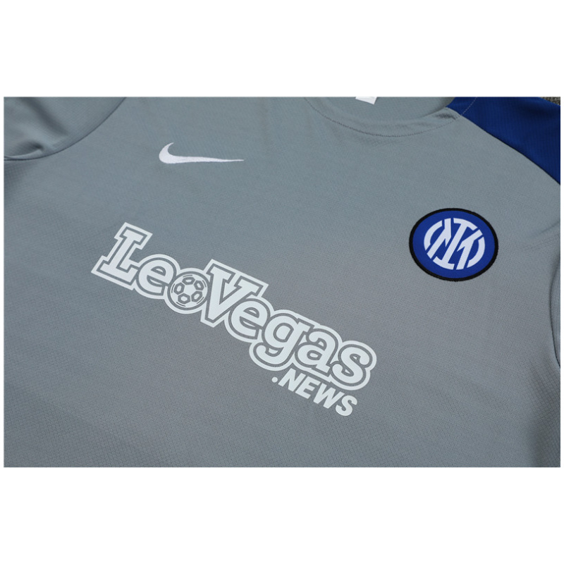Tenue d’entraînement courte Inter Milan grise 2024/25