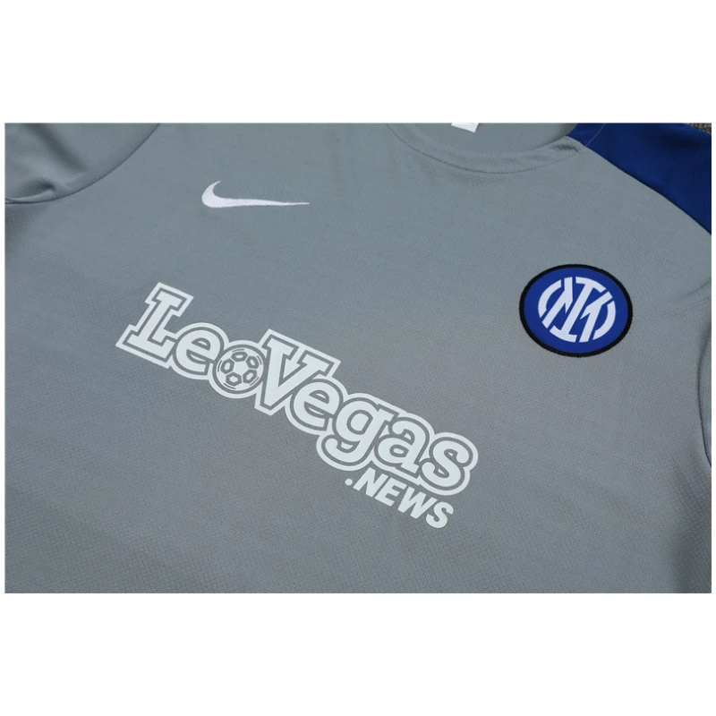 Tenue d’entraînement courte Inter Milan grise 2024/25