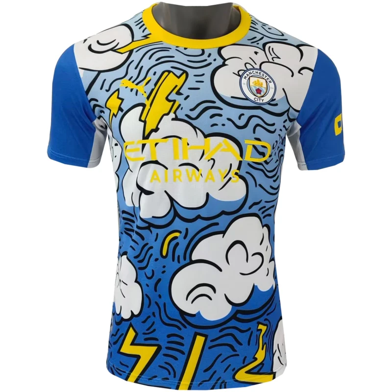 Maillot Édition Spéciale Bleue de Manchester City 2025/26