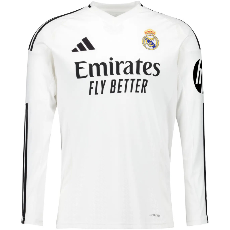 Maillot Domicile Manche Longue du Real Madrid 2024/25