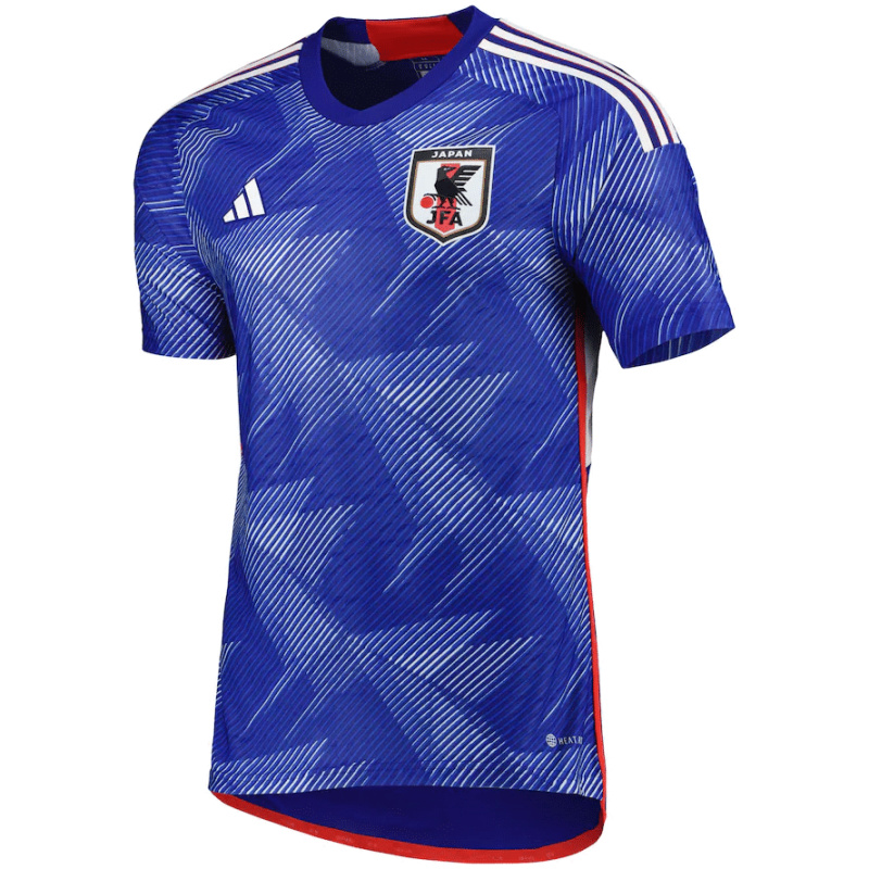Maillot domicile authentique du Japon pour la Coupe du Monde de la FIFA 2022 au Qatar – joueur