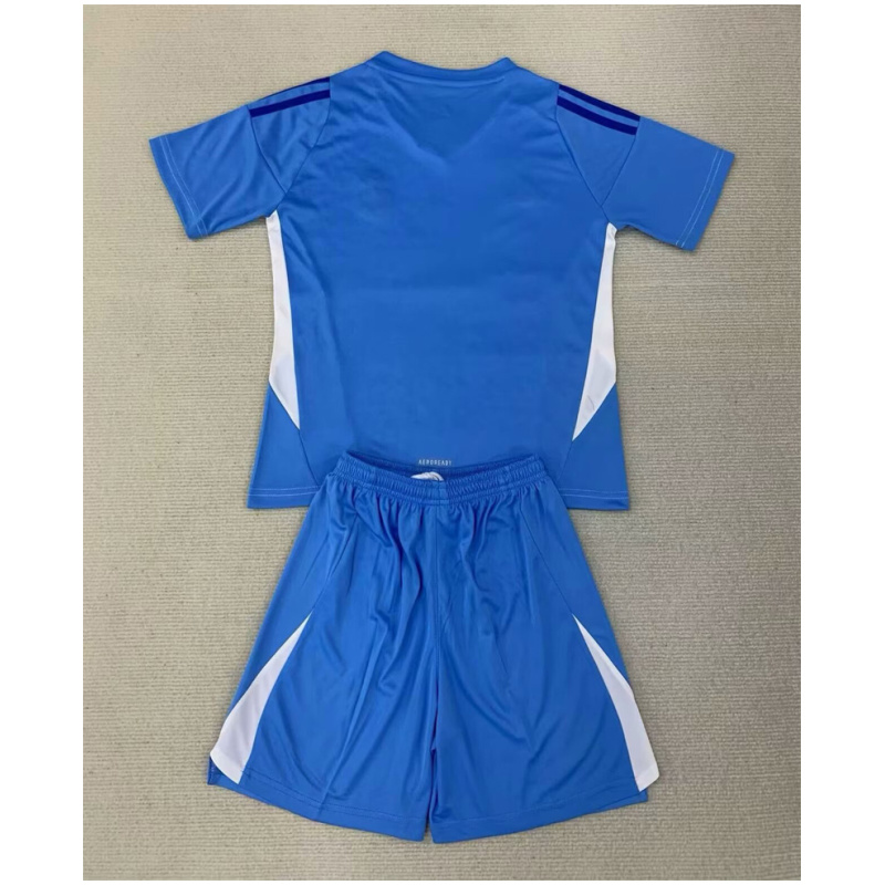 Maillot de Gardien Enfant Real Madrid Bleu 2024/25