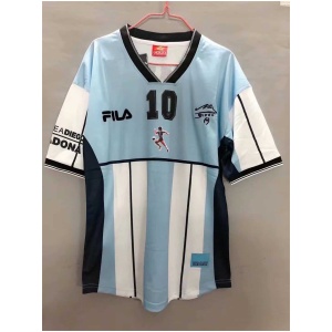 Maillot Rétro d'Adieu Argentina Diego Maradona 2001