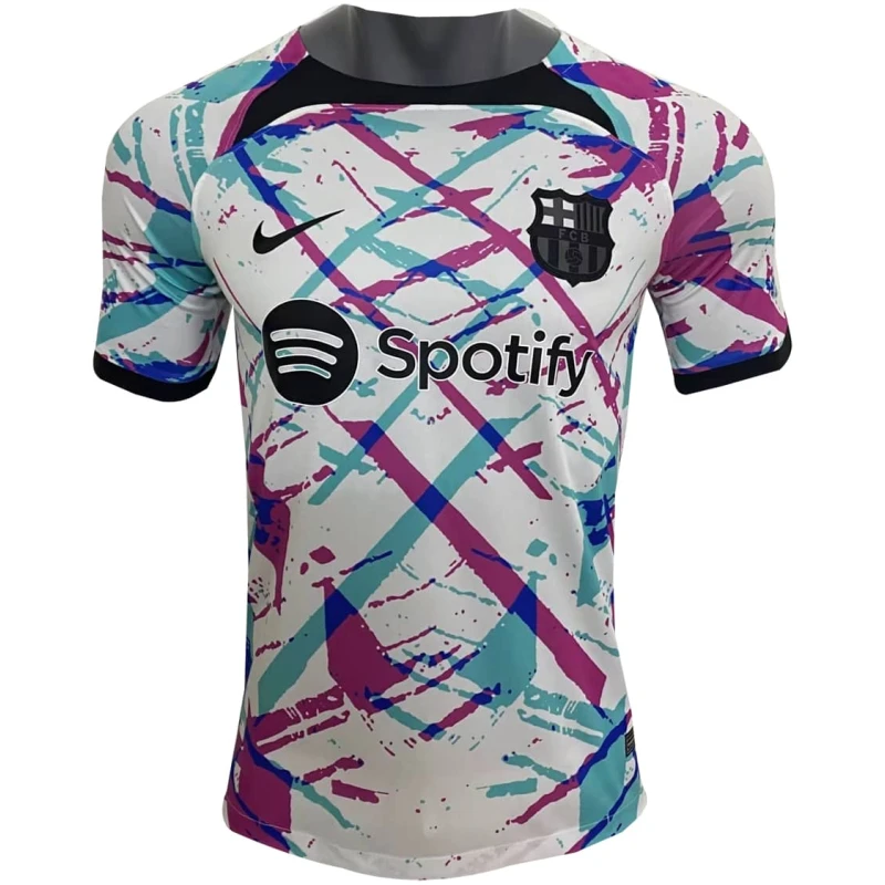Maillot Édition Spéciale Blanche de Barcelone 2023/24