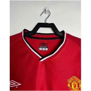 Maillot domicile rétro de Manchester United 2000/02