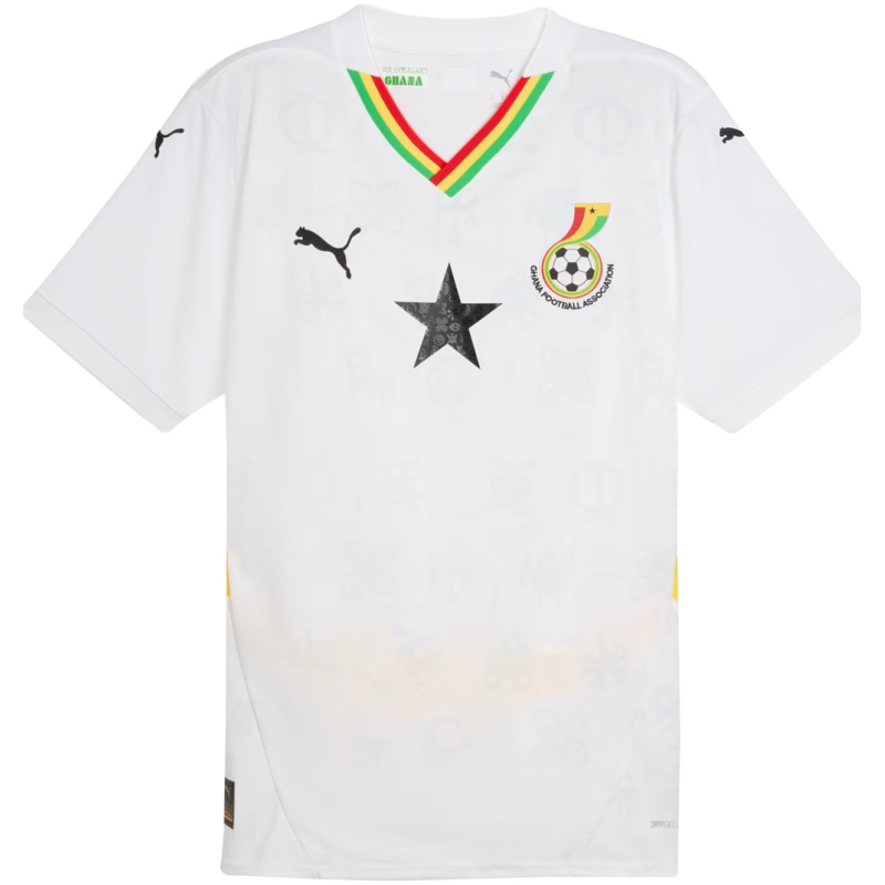 Maillot domicile du Ghana 2025
