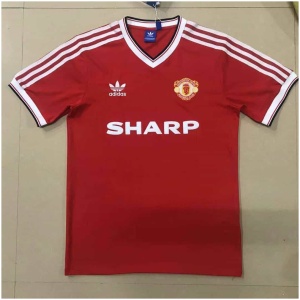 Maillot domicile rétro de Manchester United 1990-1992