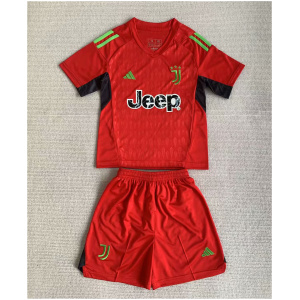 Maillot de gardien de but rouge pour enfants Juventus 2023/24