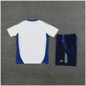 Ensemble d'entraînement court pour enfants Italie blanc 2024