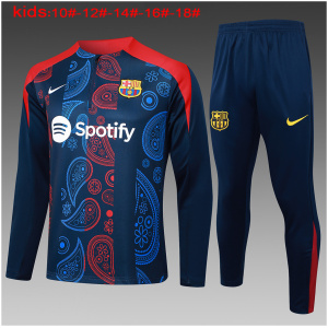 Ensemble d’entraînement pour enfants Barcelone Royal 2024/25
