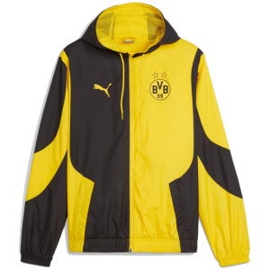 Veste Coupe-Vent Toutes Saisons Borussia Dortmund Jaune 2024/25