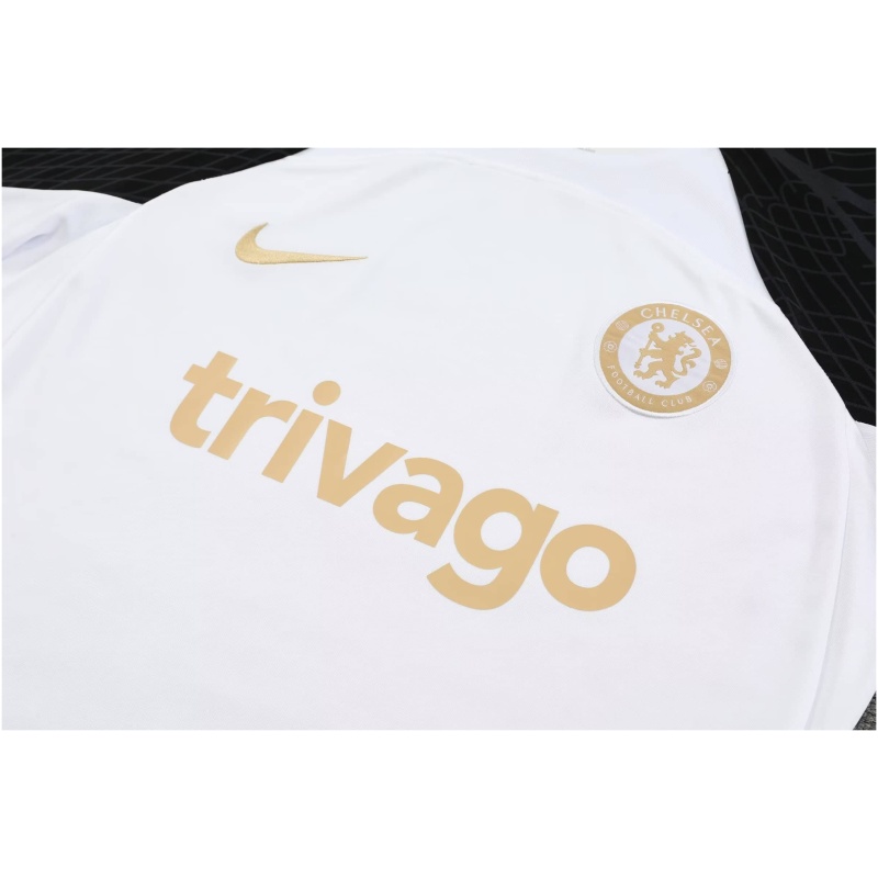 Tenue d’entraînement courte Chelsea blanche 2023/24