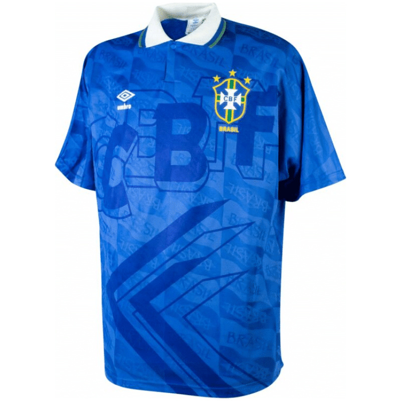 Maillot extérieur rétro du Brésil 1992