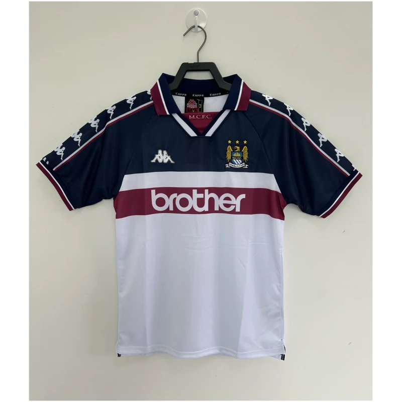 Maillot extérieur rétro de Manchester City 1997/98