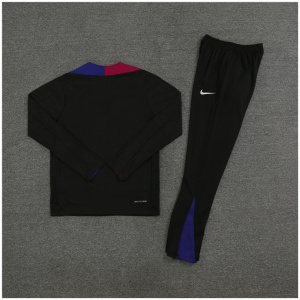 Ensemble d'entraînement pour enfants FC Barcelone noir 2024/25
