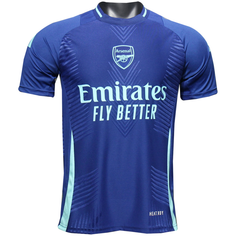 Maillot Authentique Bleu Pré-Joueur d’Arsenal 2024/25 – Joueur