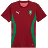 Maillot d’échauffement Maroc 2025 couleur Bourgogne