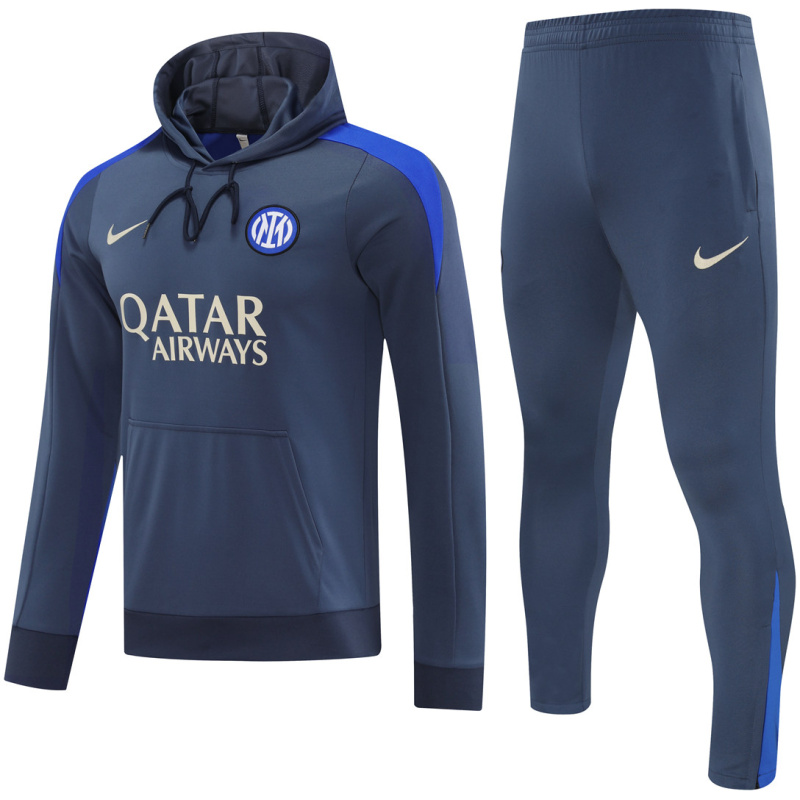 Survêtement d’entraînement Inter Milan 2024/25 : Sweat à capuche + Pantalon Royal